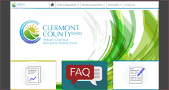 Desktop Screenshot of permit.clermontcountyohio.gov