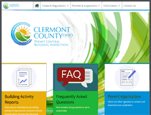 Tablet Screenshot of permit.clermontcountyohio.gov