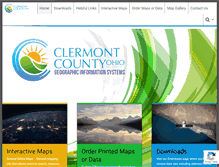 Tablet Screenshot of gis.clermontcountyohio.gov