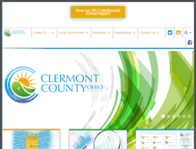 Tablet Screenshot of clermontcountyohio.gov