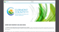 Desktop Screenshot of djfs.clermontcountyohio.gov
